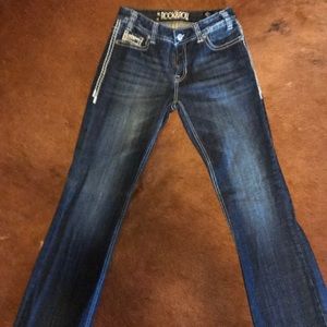 Rock and roll jeans mid rise 27x36